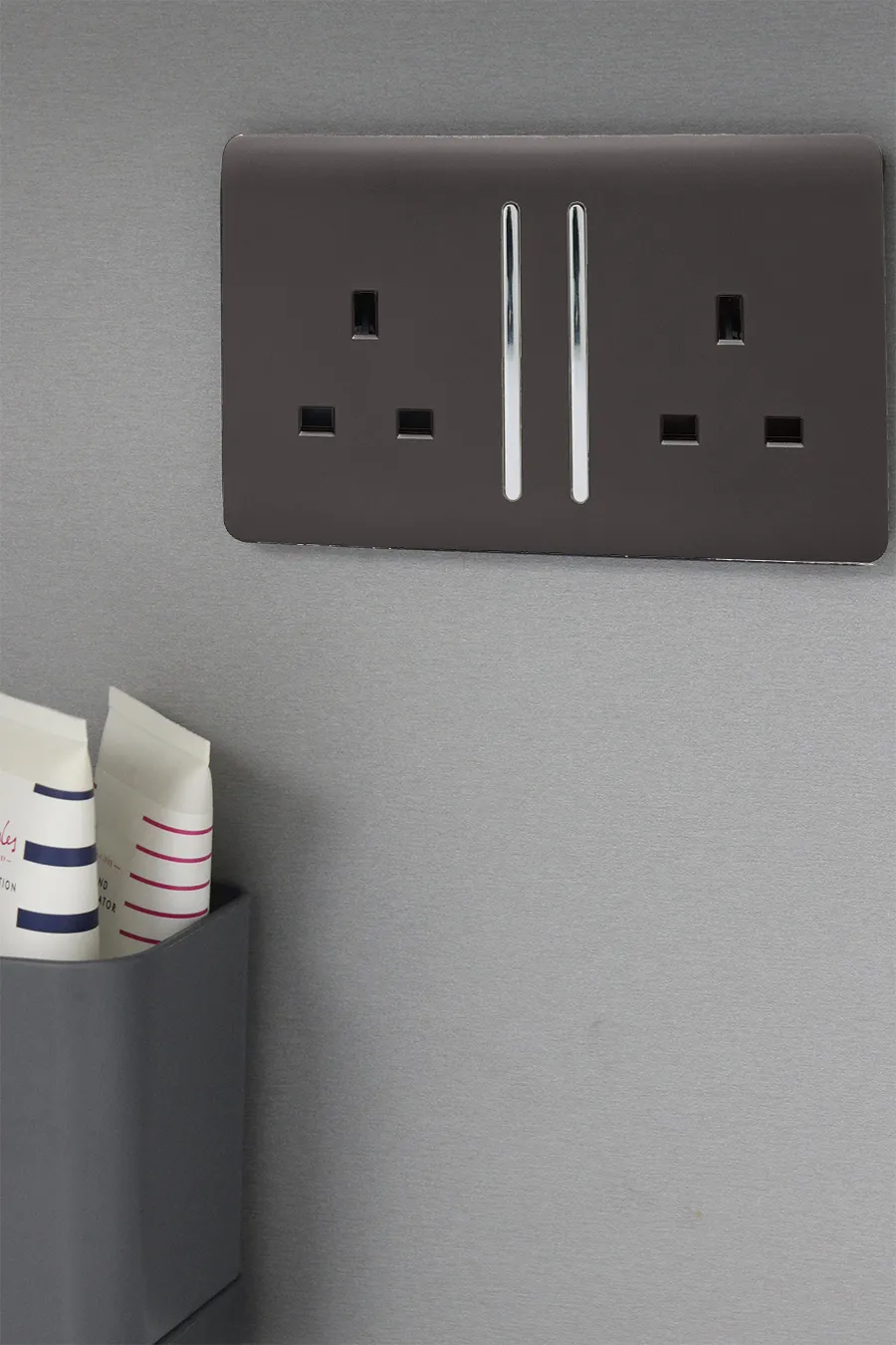 Dark Brown Wiring Accessories Trendi Decorative Screwless